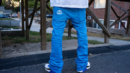 Blue Stacked Jeans - INAG™